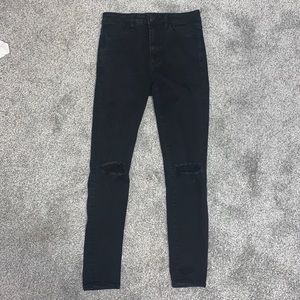 AE black ripped jeans